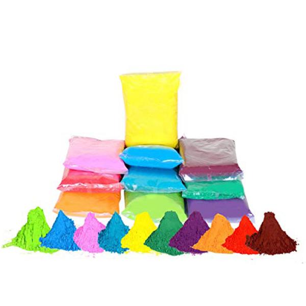 Colorful Holi Powder Party Popper Confetti Cannon Corn Powder 13*18cm Biodegradable