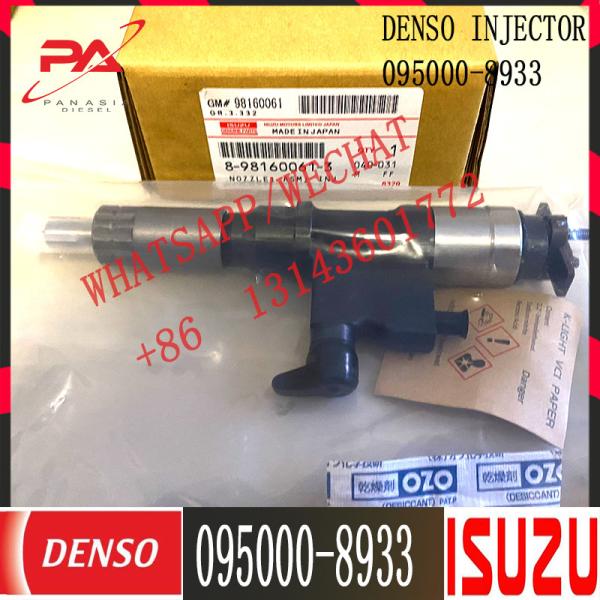 Para el inyector de combustible común diesel del carril de ISUZU 4HK1 8-98160061-3 095000-8933