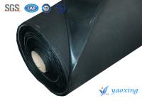 o silicone preto de 1.2mm revestiu a fibra de vidro para grandes empresas industriais e da mineração