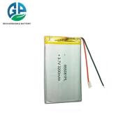 Cellule de batterie lithium polymère rechargeable 655081 3,7 V 3200 mAh, bloc-batterie Li-ion rechargeable pour drone