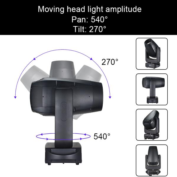 280W LED Outdoor IP66 Waterproof CMY Beam Spot Wash BSW Moving Head Light LED Moving Head Beam Light