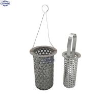 China fábrica de aço inoxidável de alta pressão 304 316Lt Wedge Wire Johnson Screen para cozinhar óleo alimentar