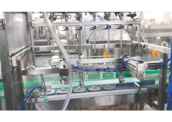4 Nozzles 25L Edible Oil Bottle Filling Machine 415v Engine Oil Packing Machine