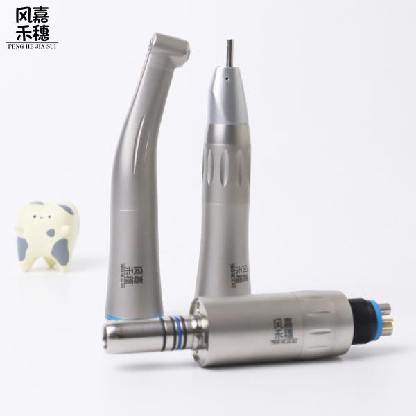 Low Speed Surgical Straight Handpiece SUS304 Contra Angled Anti Suckback Ceramic Bearing