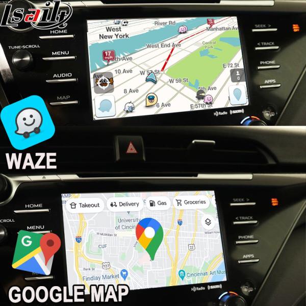 Módulo de actualización OEM Apple CarPlay/Android Auto para Camry V70 Sienna, RAV-4 2018-2021 Compatible con múltiples idiomas, cámaras 360