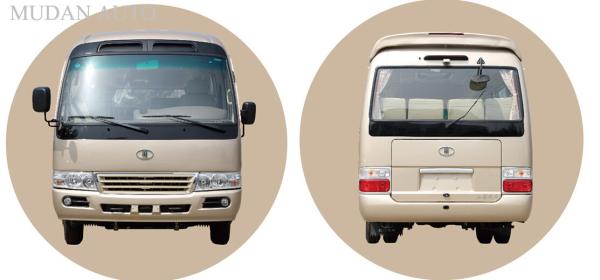 7.00R 16 Tires 23 Seater Minibus Sliding Window Passenger Commercial Vehicle