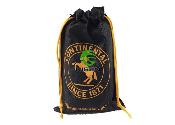 Laundry Drawstring Non Woven Shopping Bag Dust Proof Folding For Shoe Storage