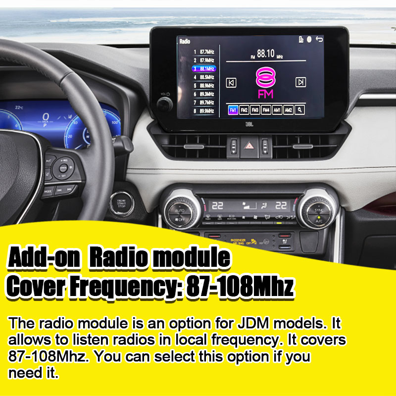 Android 13 Android Инфоразвлекательный интерфейс для Toyota RAV-4 2023-Crown, Alphard, Harrier OEM Обновление экрана с мультимедийной системой Android, YouTube