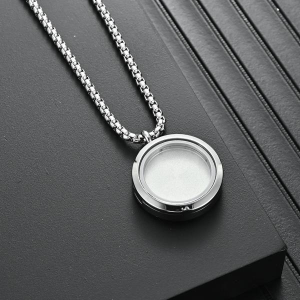 Collier en acier inoxydable et en or Collier d'usine Collier d'homme en gros