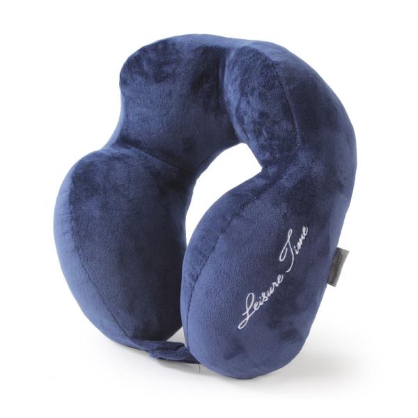 Soft U Shape Travel Pillow With Adjustable Strap 32x35cm Small Waterproof Cushion
