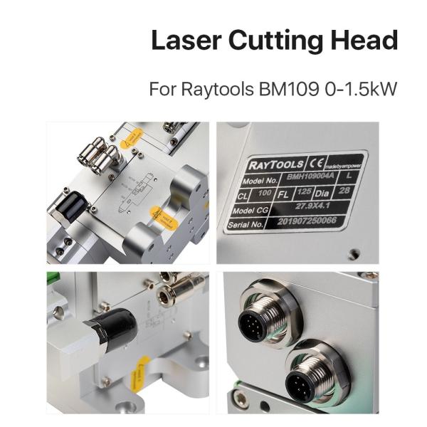 Durable 1500W Fiber Laser Welding Head Multi Function Raytools BM109