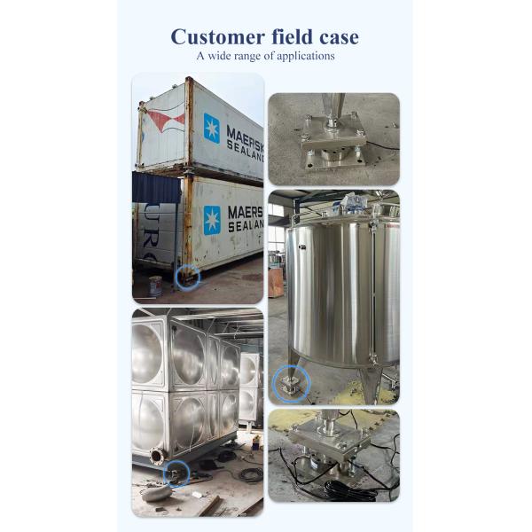 RJMK-005 Escala de planta de la célula de carga de columna Reactor de tanque de alto nivel de silo que pesa la fuerza de carga Módulo de medición de presión