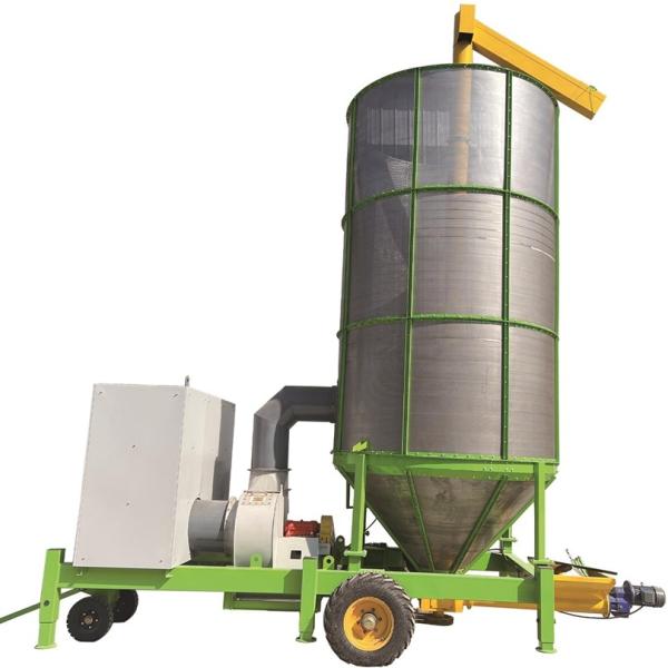 Séchoir à maïs mobile de 12 tonnes efficace et rapide.