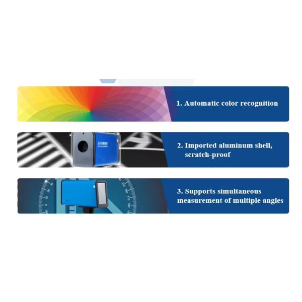 Retroreflectómetro de señales de tráfico de precisión de múltiples ángulos / Retroreflectómetro de mano