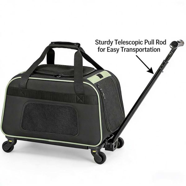 B2B Wholesale Foldable Pet Stroller–Lightweight Wheeled Travel Carrier with Breathable Mesh for Pets