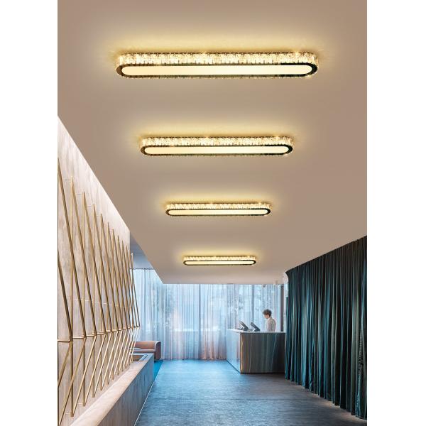 Led crystal ceiling lights dining room luxury silver ceiling light living room led Ceiling Lamps(WH-CA-108)