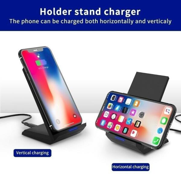 35W Qi Wireless Charger Stand Fast Dock Station Phone Charger For Samsungs S10