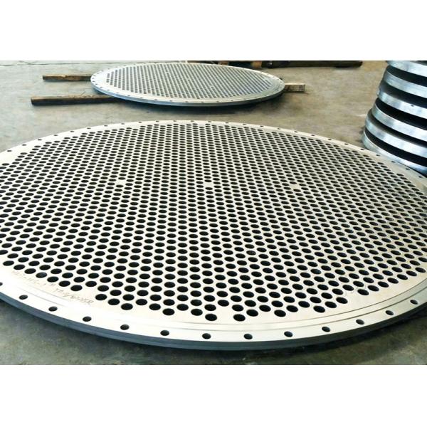 Pressure Vessel 316l 304 Tube Plate , Baffle Plate Drawing Custom