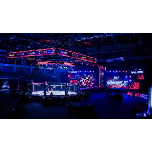 Display LED exterior de alto brillo - P2.976 Pantalla de alquiler para la luz solar