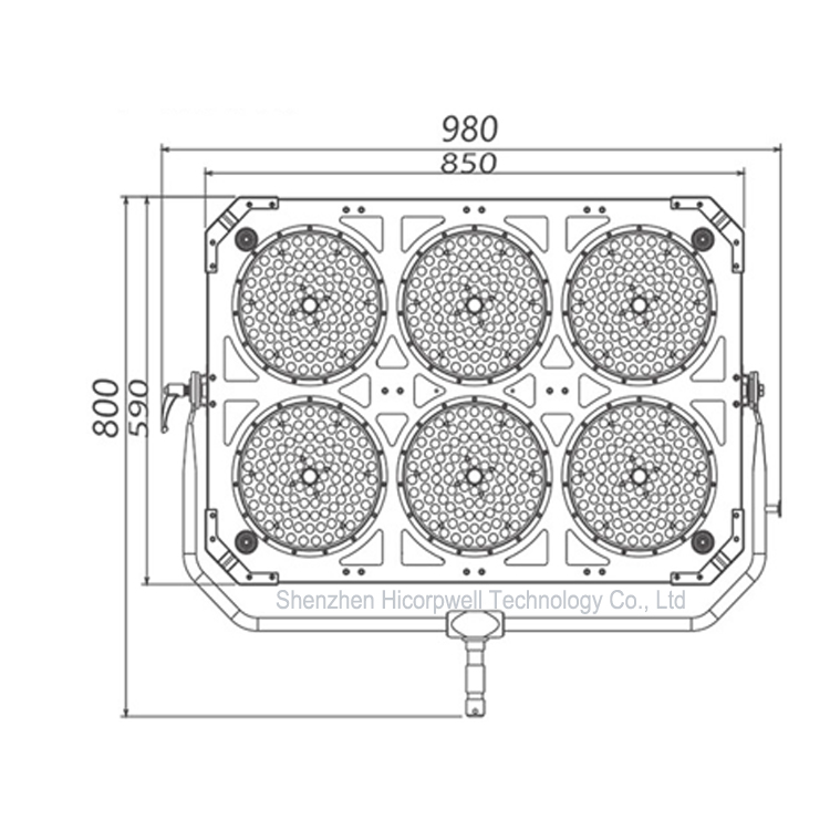 2520 6 фотография фар 900W привела дистанционное управление света заполнения