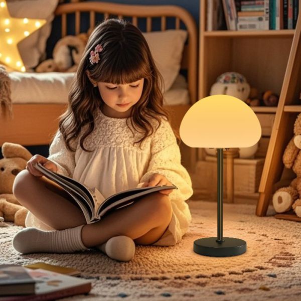 Rechargeable LED Mushroom Table Lamp for Restaurant & Ambient Lighting