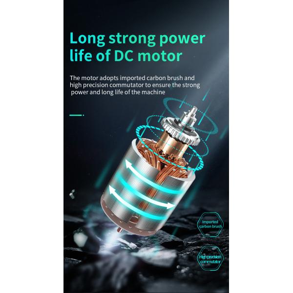 Metal Filter 12V Wired Cordless Portable Vacuum Cleaner for Car Wash 350mm X 74mm X 76mm