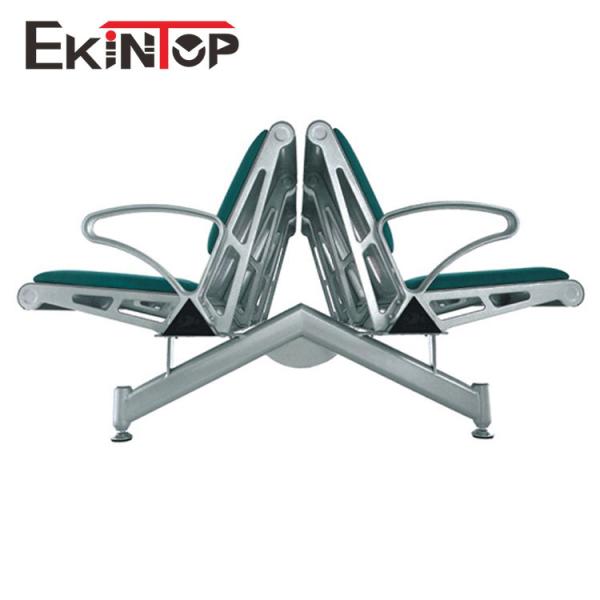 Зеленые стулья места ожидания аэропорта, стул местный стали 3 с синтетической кожей