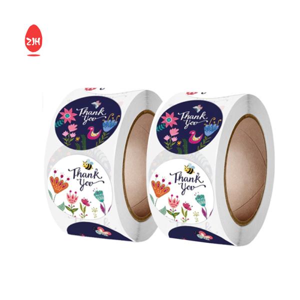 Round Shape Waterproof Vinyl Sticker Paper