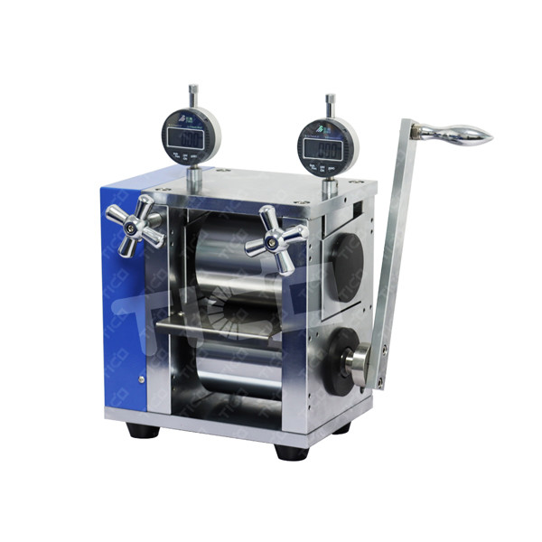 100mm Width Manual Rolling Press Machine for Battery Electrode Making
