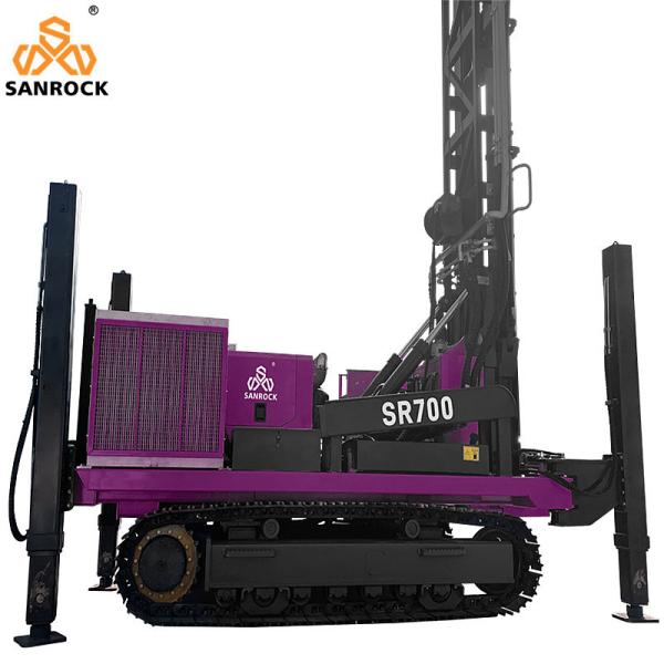 153KW Crawler Water Well Drilling Rig Lifting Force 50T Hydraulic Borehole Drilling Rig Water Drilling Machine