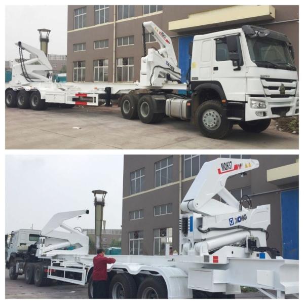 37 Tons Wheel Base 7000-8000mm Side Lifter Semi Trailer with 30-100t Loading Capacity