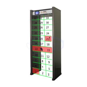 Promenade multizone d'affichage d'affichage à cristaux liquides par le détecteur de métaux 5,7 pouces de réglable