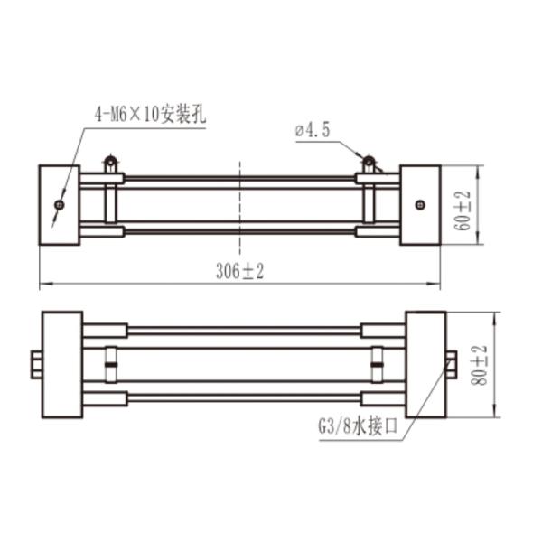 RXS-J-2000W Water Cooled Resistor