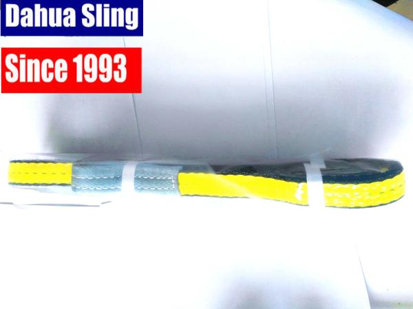 1 inch WLL 3200 LBS  Duplex Polyester Lifting Slings Eye to Eye