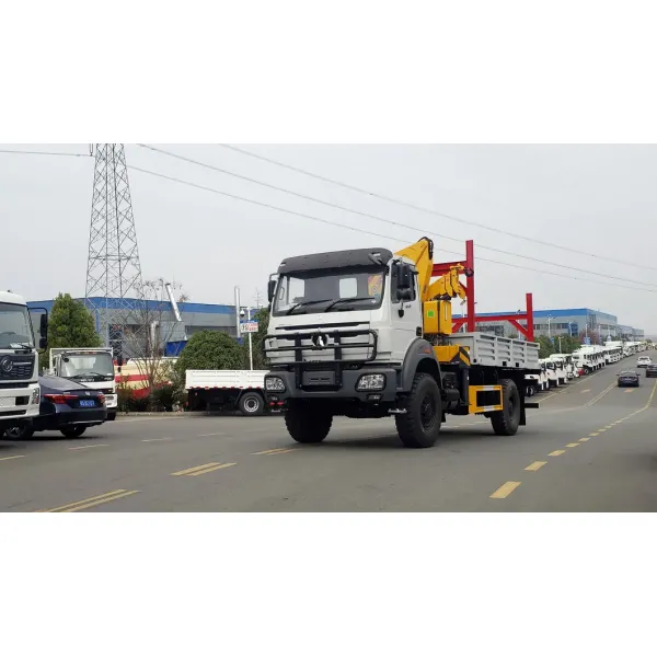 Dongfeng 8-12t Heavy Duty Truck Mounted Crane With Straight Arm