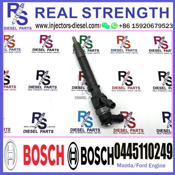 Inyección 0445110249 de BOSCH Inyector común 0445110249 del carril del combustible diesel 0986435178 0986435178 WE0112H50A para el motor de Mazda
