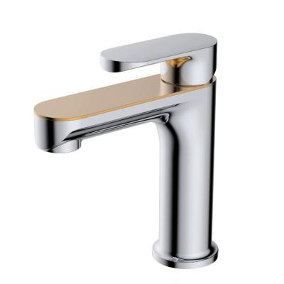 Ceramic Valve Core Hand Basin Taps Deck Mounted  Single Handle