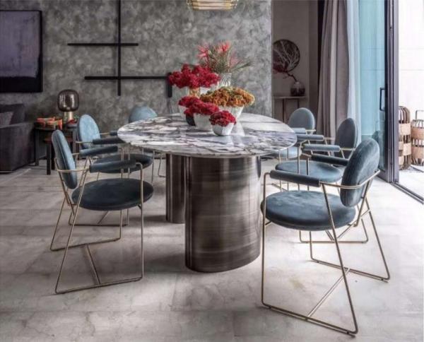 Leisure Modern Golden Stainless Steel Dining Chair Sofa chair for Living Room