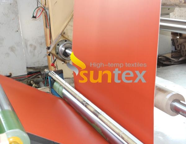 O silicone da isolação térmica revestiu o pano das telas do vidro de fibra para a tampa geral do painel