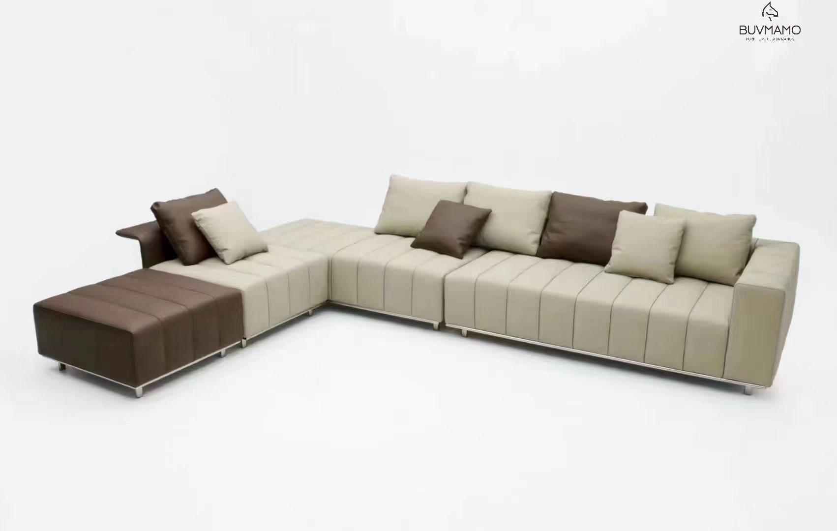 MINIMALIST 2 SEATER FABRIC SOFA, WATERPROOF TECH FABRIC SOFA FOR APARTMENT & VILLA DURABLE TWO SEATER UPHOLSTERED SOFA | HOTEL & HOMESTAY FURNITURE