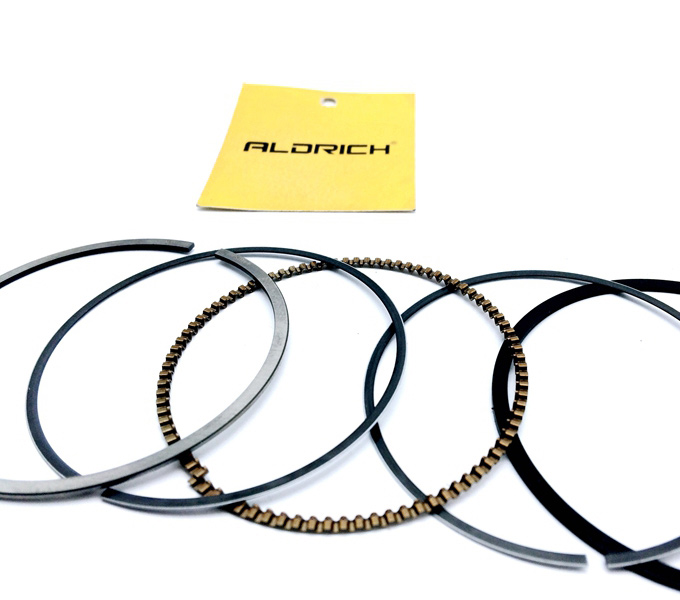 HJ125 Piston Ring 8 STD++ Alloy Aluminum Motorcycle Cylinder Gasket Assembly