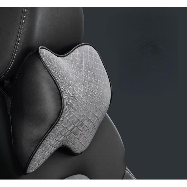 Comfortable Memory Foam Back Car Pillow with Customized Design Printing