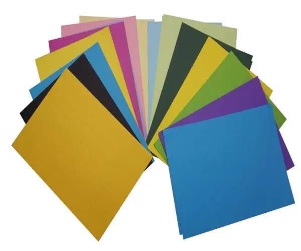 Cartão de Papel de Bristol em Copias de Cores OEM Cartão de Cores 100% Pulpa de Madeira
