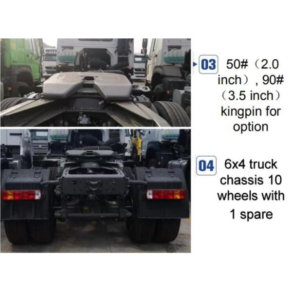 102km/h Sino 6x4 Used Prime Mover 336HP 371HP 420HP