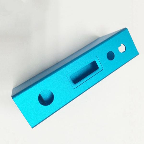 OEM Aluminum 6061 T6 Machined Metal Parts CNC Milling Enclosure With Blue Anodized
