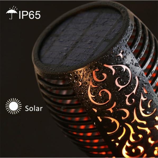 New Solar Lights 96led Flame Fire Torch Torch Light Outdoor Garden Grass Light Landscape Lawn Light