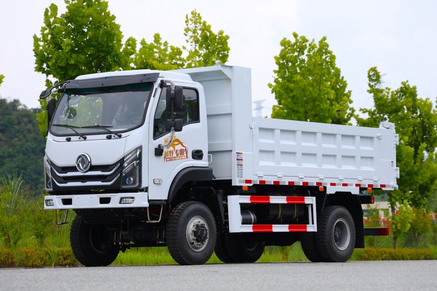 4WD Flathead Off-Road Dump Truck For Papua New Guinea Mountain Transport