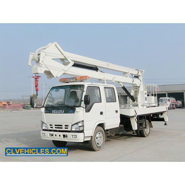 ISUZU 600P Boom Lift Truck Mounted Euro5 12m 14m Folding Arm