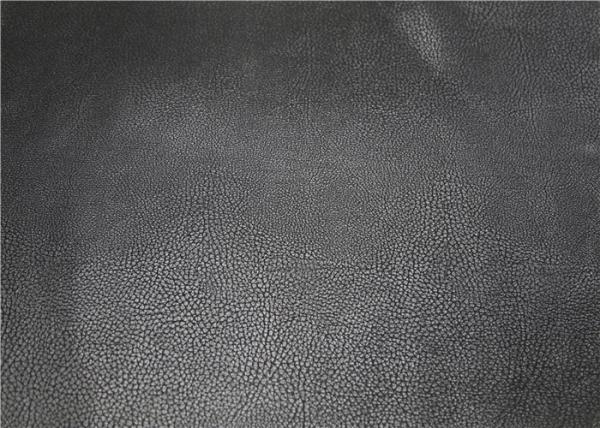 Imitation Flocking Polyurethane Leather Fabric 0.7 Mm Thickness For Jacket