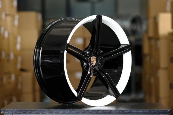 8.5-12J Forged Alloy Wheels 19 Inch - 21 inch rims Black White Customizing Color